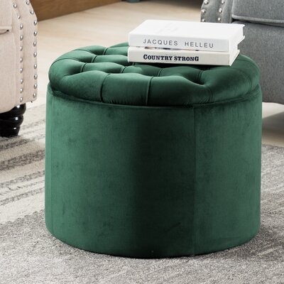 Agnes Tufted Storage Ottoman - Image 0