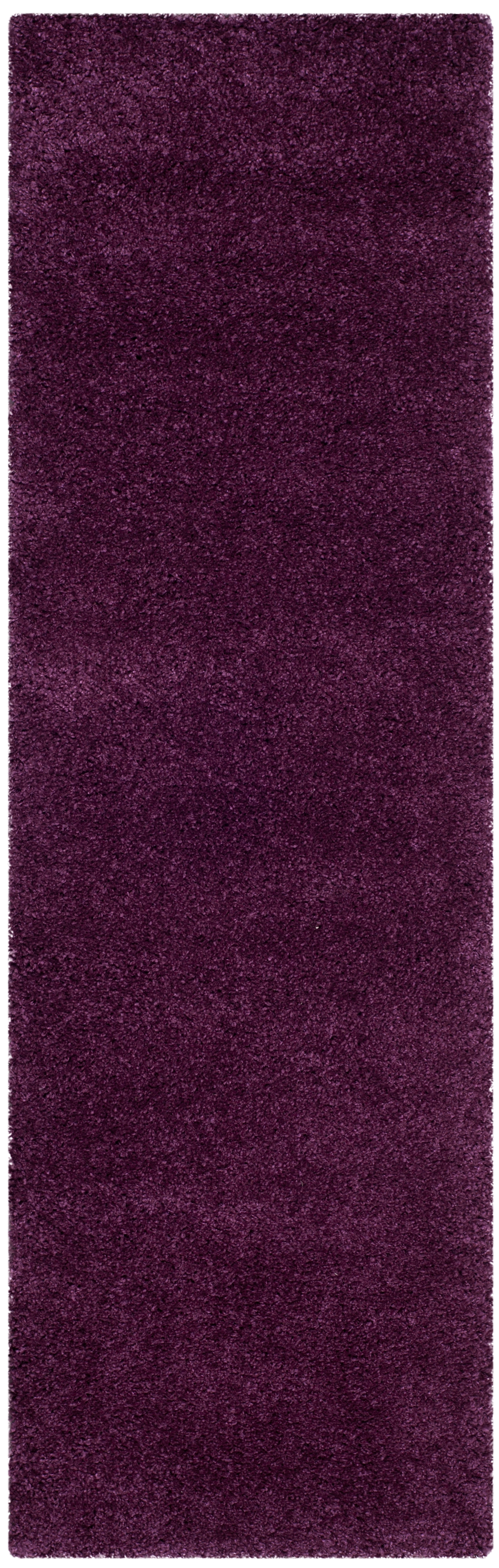 Arlo Home Woven Area Rug, SGN725-7373, Purple,  2' 3" X 7' - Image 0