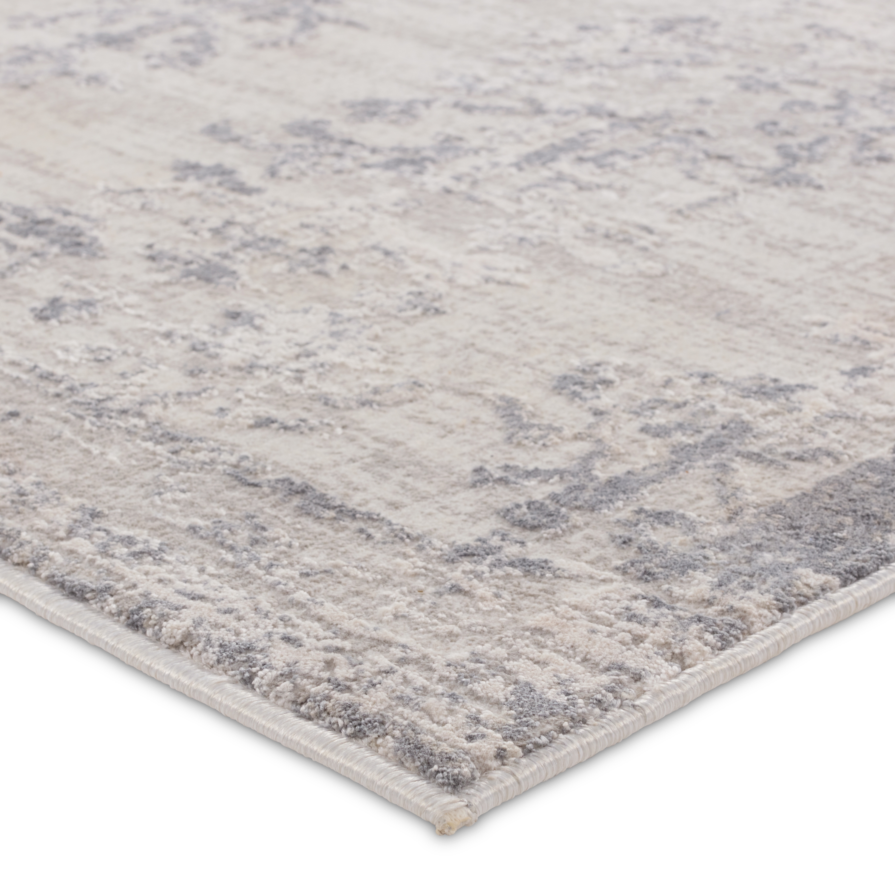 Fortier Floral Silver/Slate Area Rug (6'7"X9'6") - Image 1