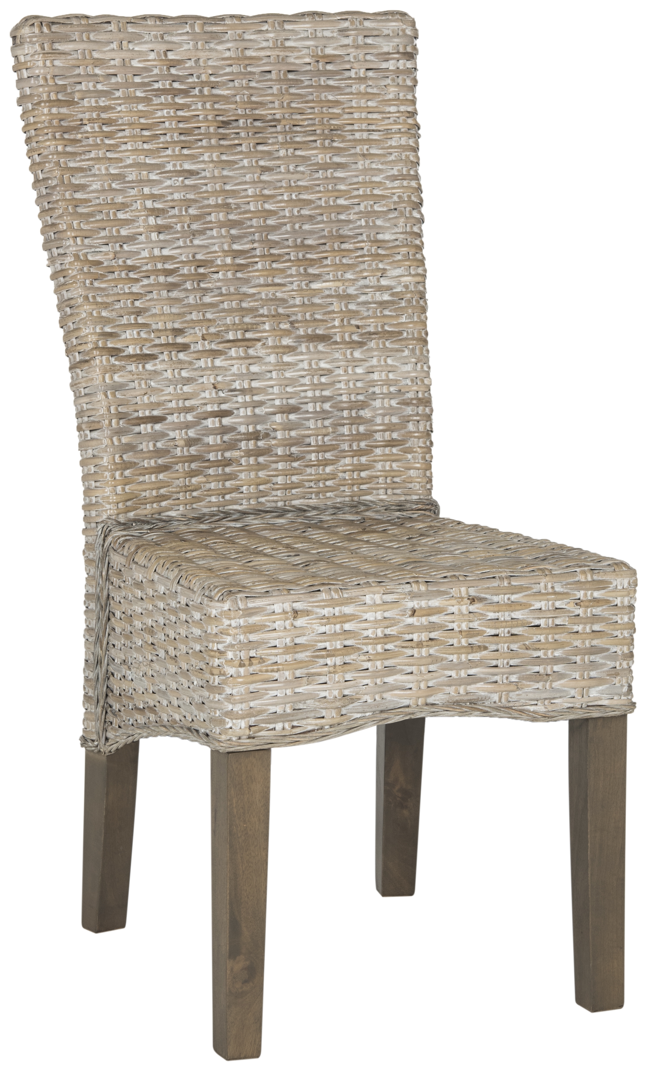 Ozias 19''H Wicker Dining Chair - White Wash - Arlo Home - Image 3