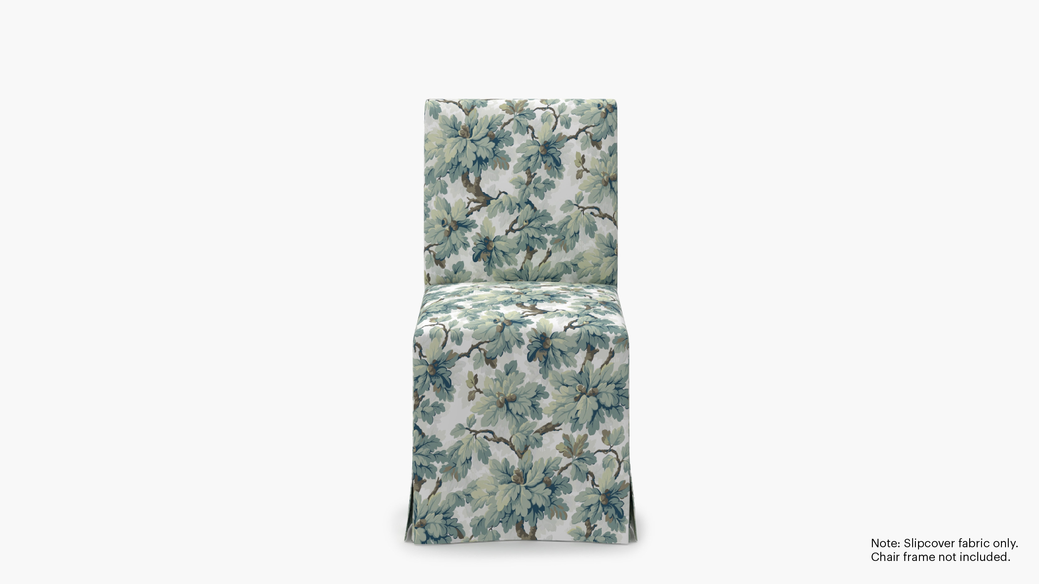 Slipcovered Signature Dining Chair - Cover Only, Sage Woodland - Image 0