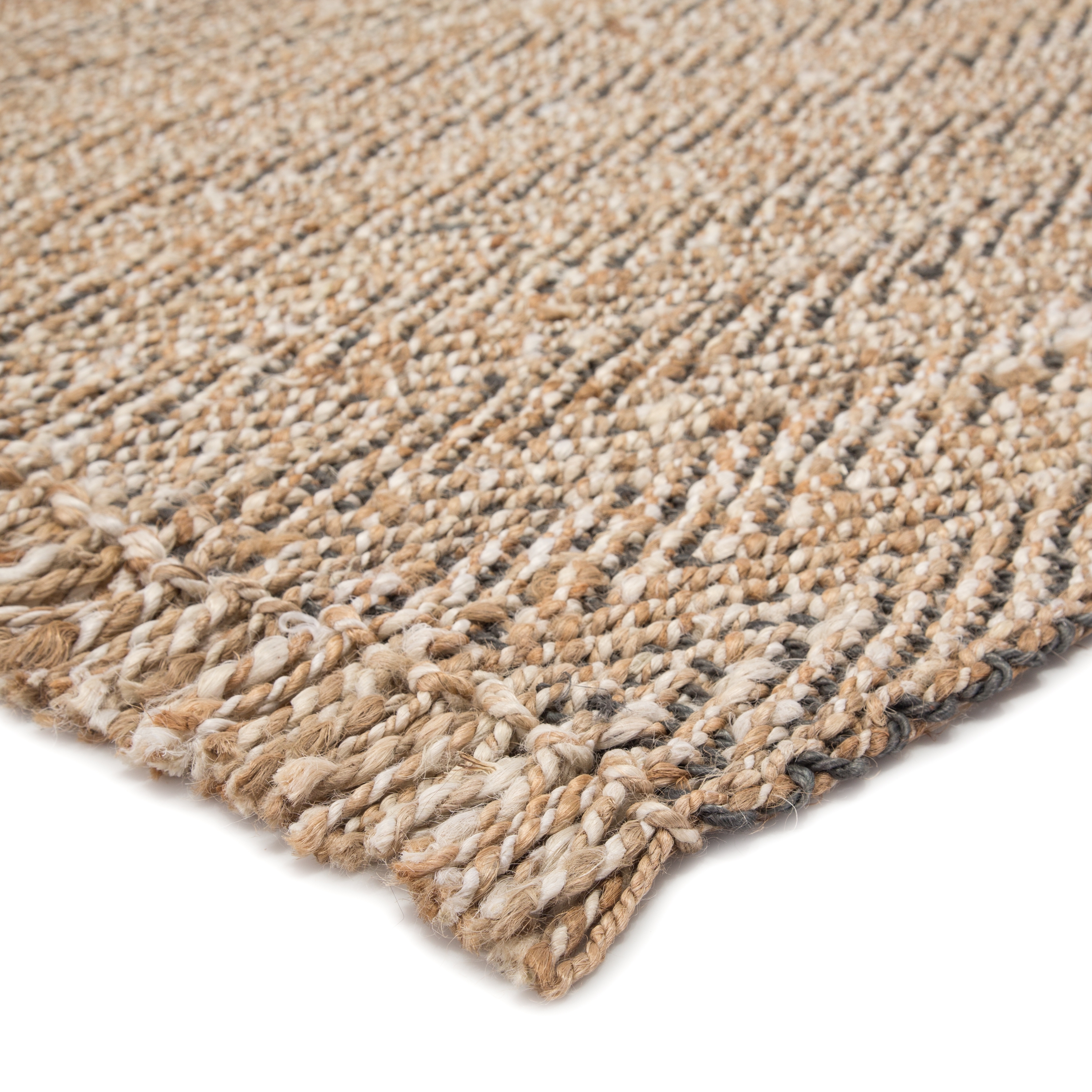 Hoopes Natural Chevron Beige/ Gray Area Rug (9' X 12') - Image 1