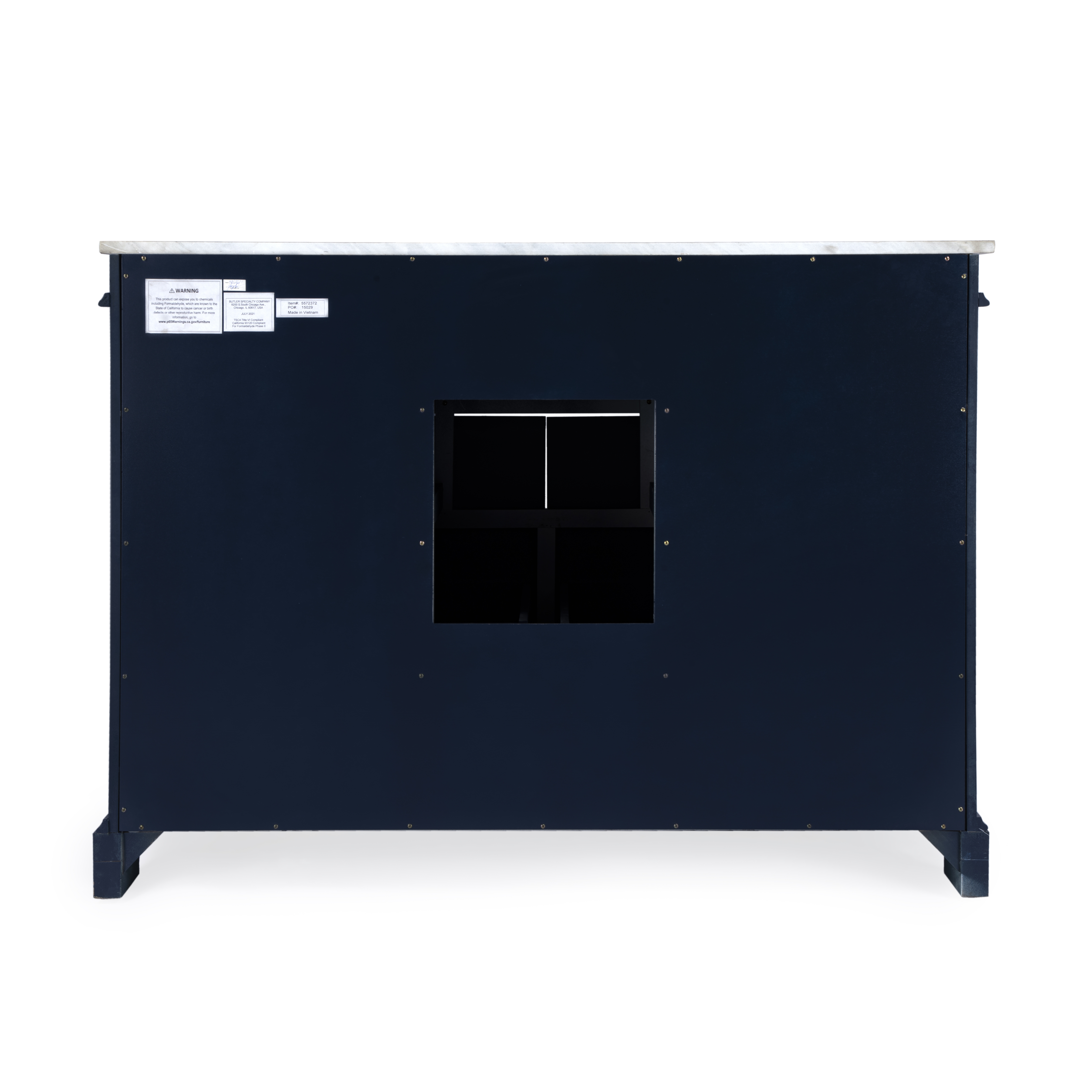 Harley Navy Blue Bathroom Vanity - Image 3