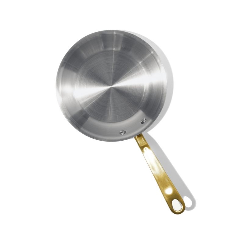 Made In Stainless Clad 8" Fry Pan with Antique Brass Hardware - Image 2