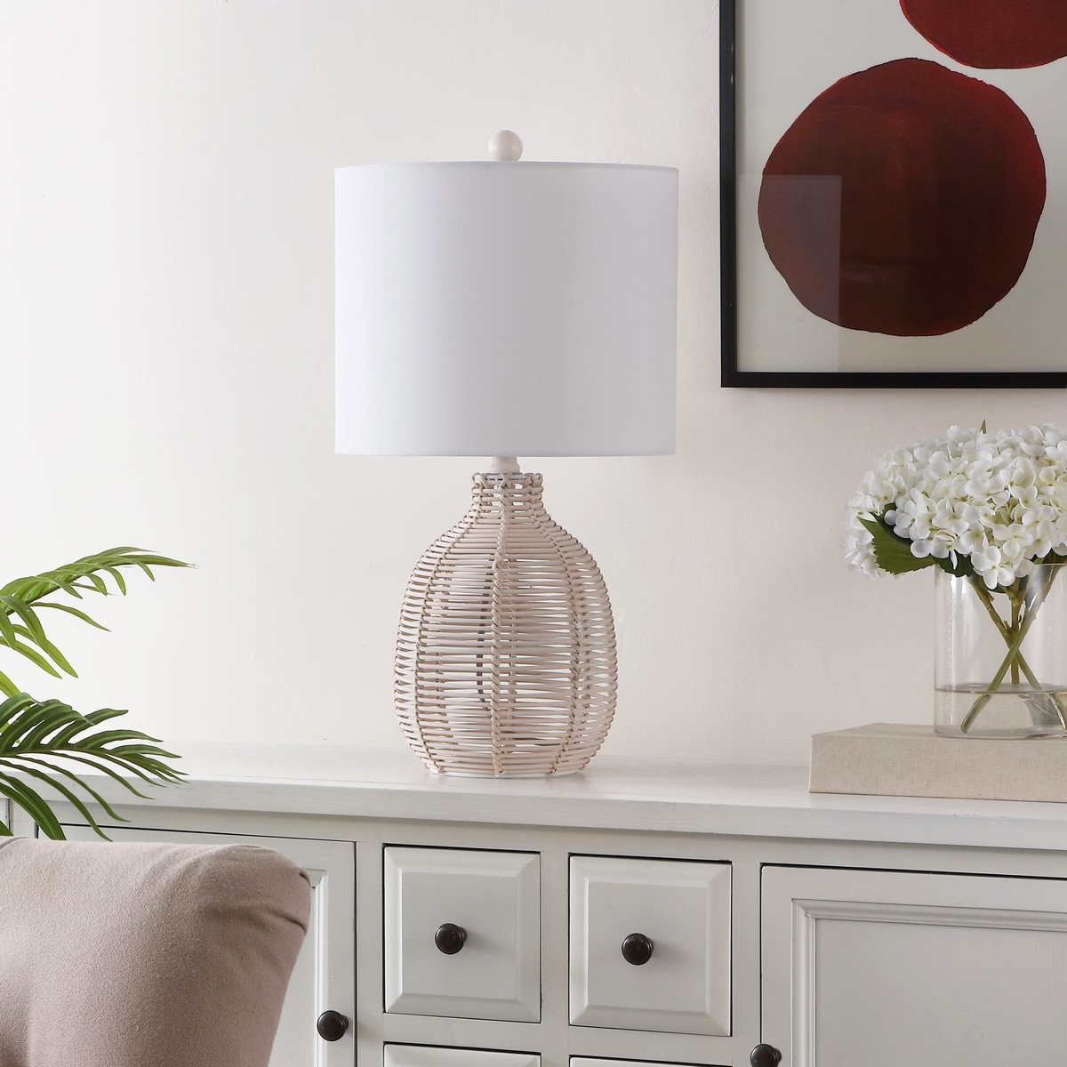 Oroya 23 Inch Table Lamp - Off White - Safavieh - Image 1