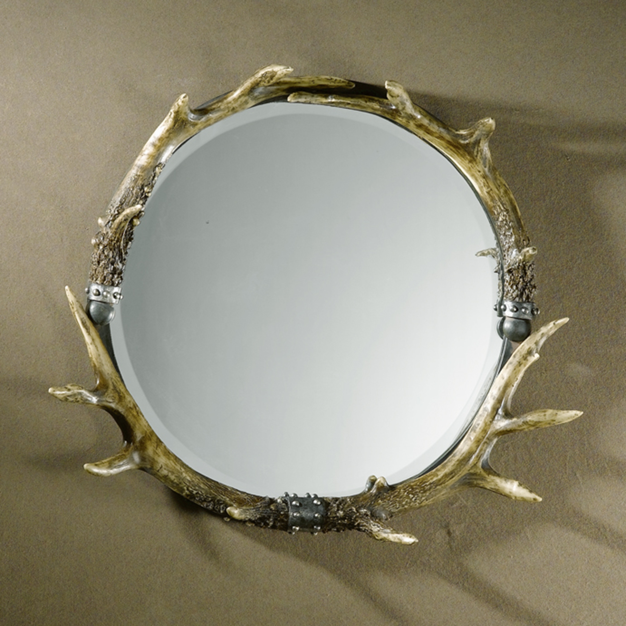 Stag Horn Round Mirror  - Image 0