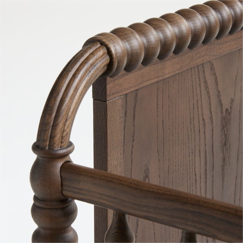 Jenny Lind Heirloom Deep Brown Wood Convertible Crib - Image 5