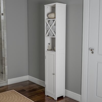 Marquardt 13.5'' W x 67'' H x 9'' D Free-Standing Linen Cabinet - Image 0