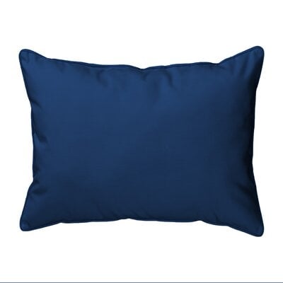 Jachob Betsy's Blue Heron Outdoor Rectangular Pillow Cover & Insert - Image 0