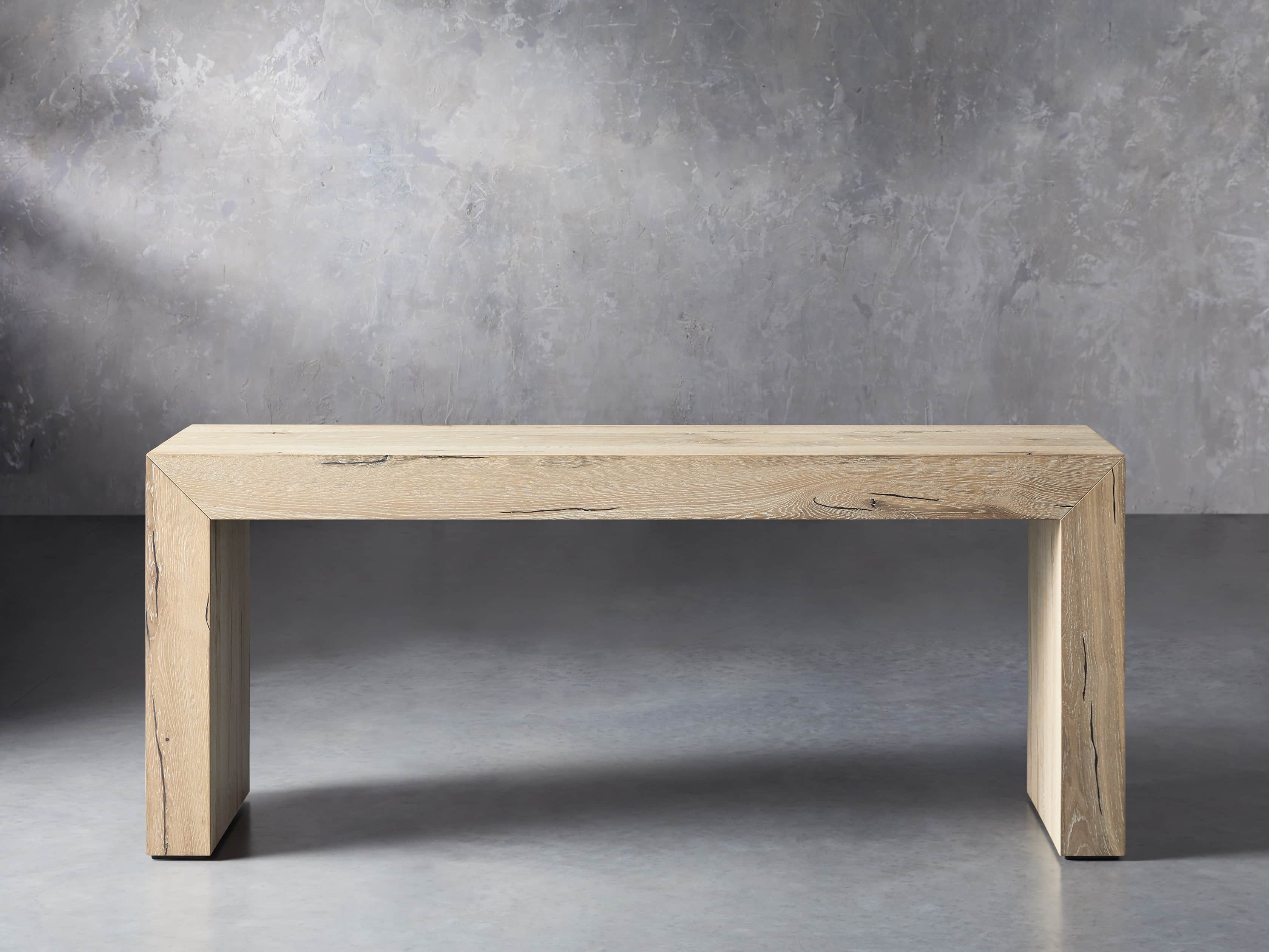 Sullivan Console Table in Wood 71" Natural  Northman Sable  - Image 0