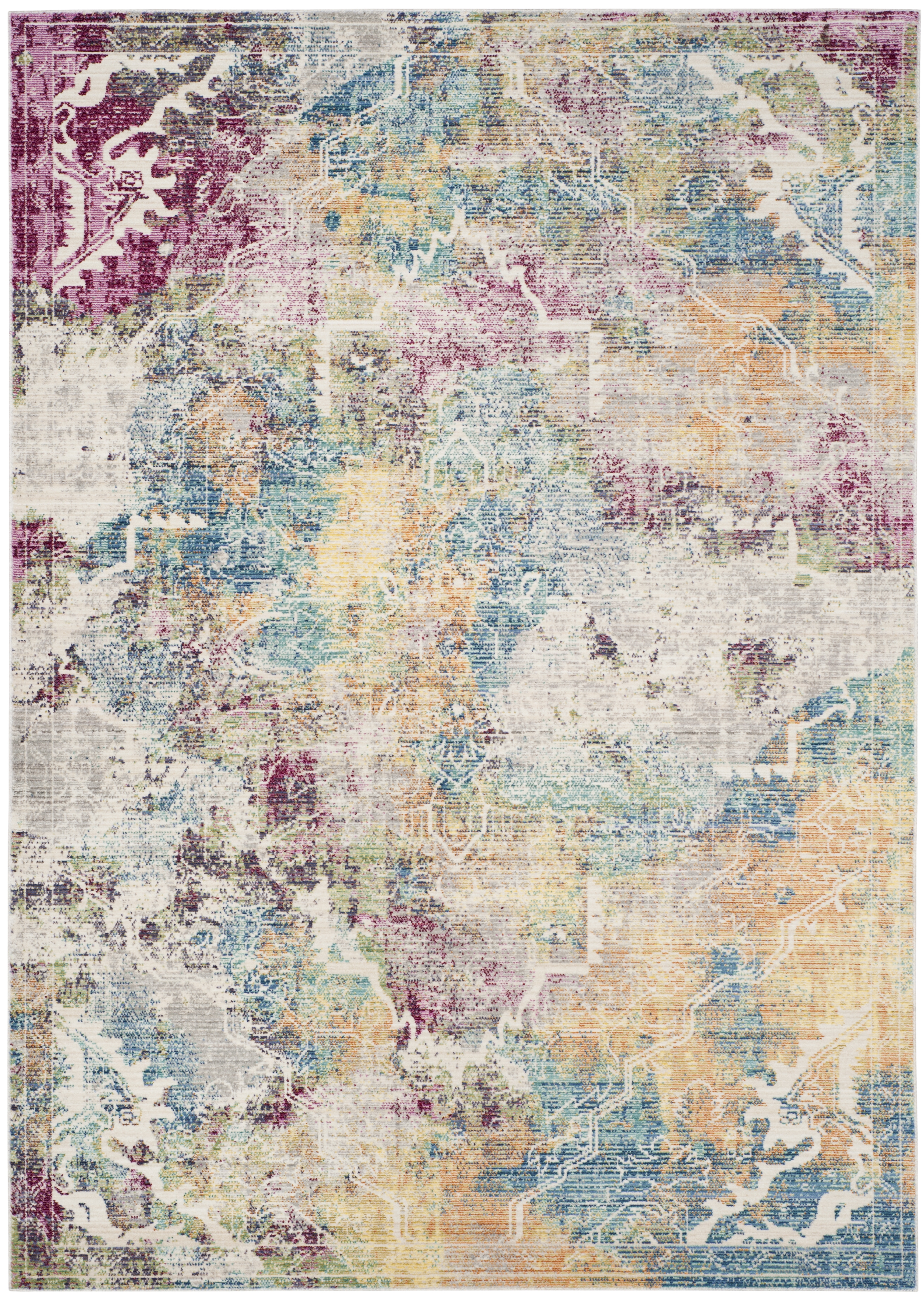 Arlo Home Woven Area Rug, MYS921M, Multi,  4' X 6' - Image 0