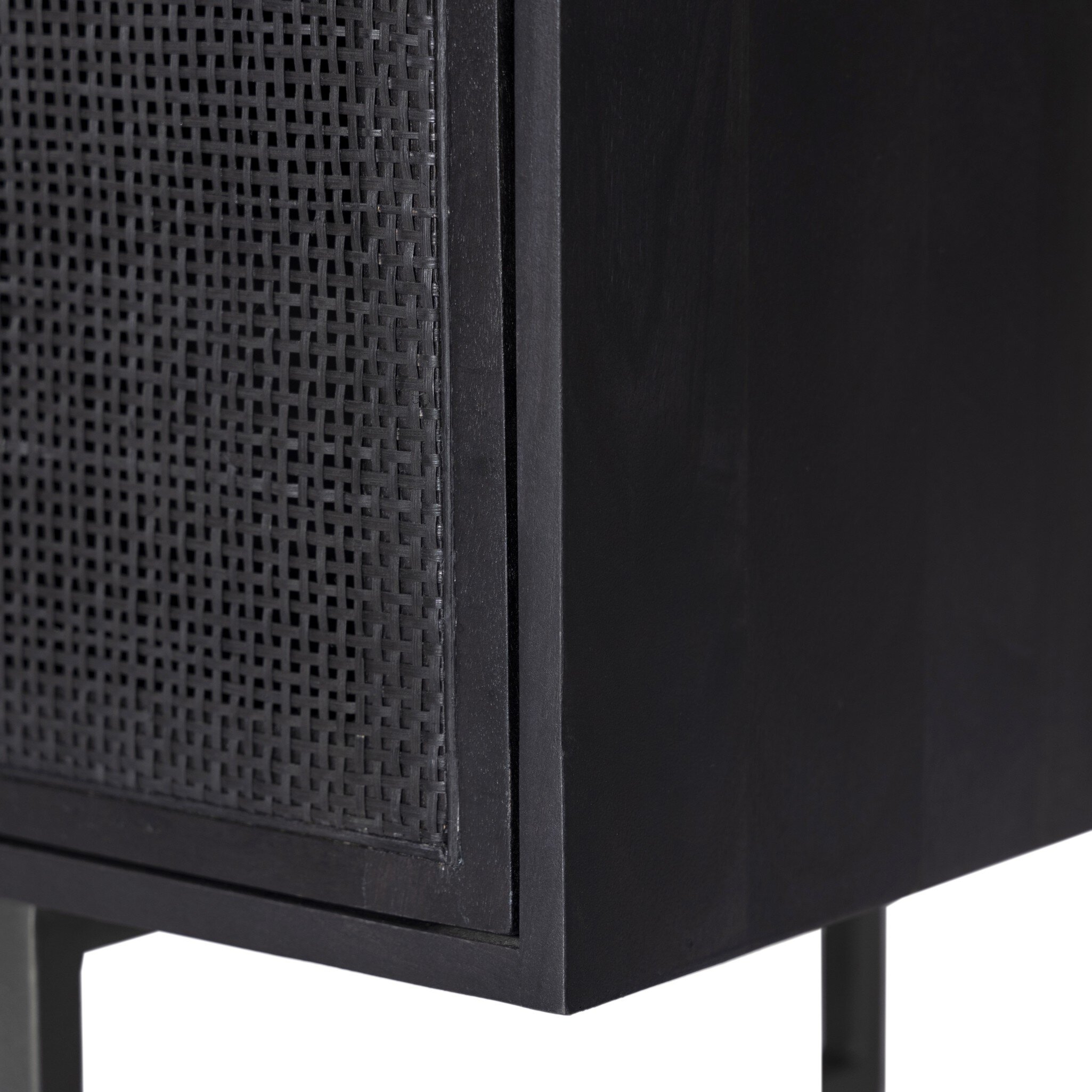 Carmel Media Console - Black Wash - Image 8