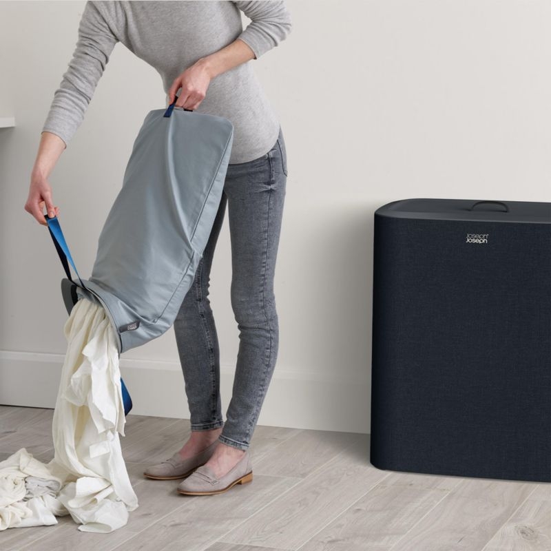 Joseph Joseph Tota 90L Trio Laundry Basket Carbon Black - Image 4