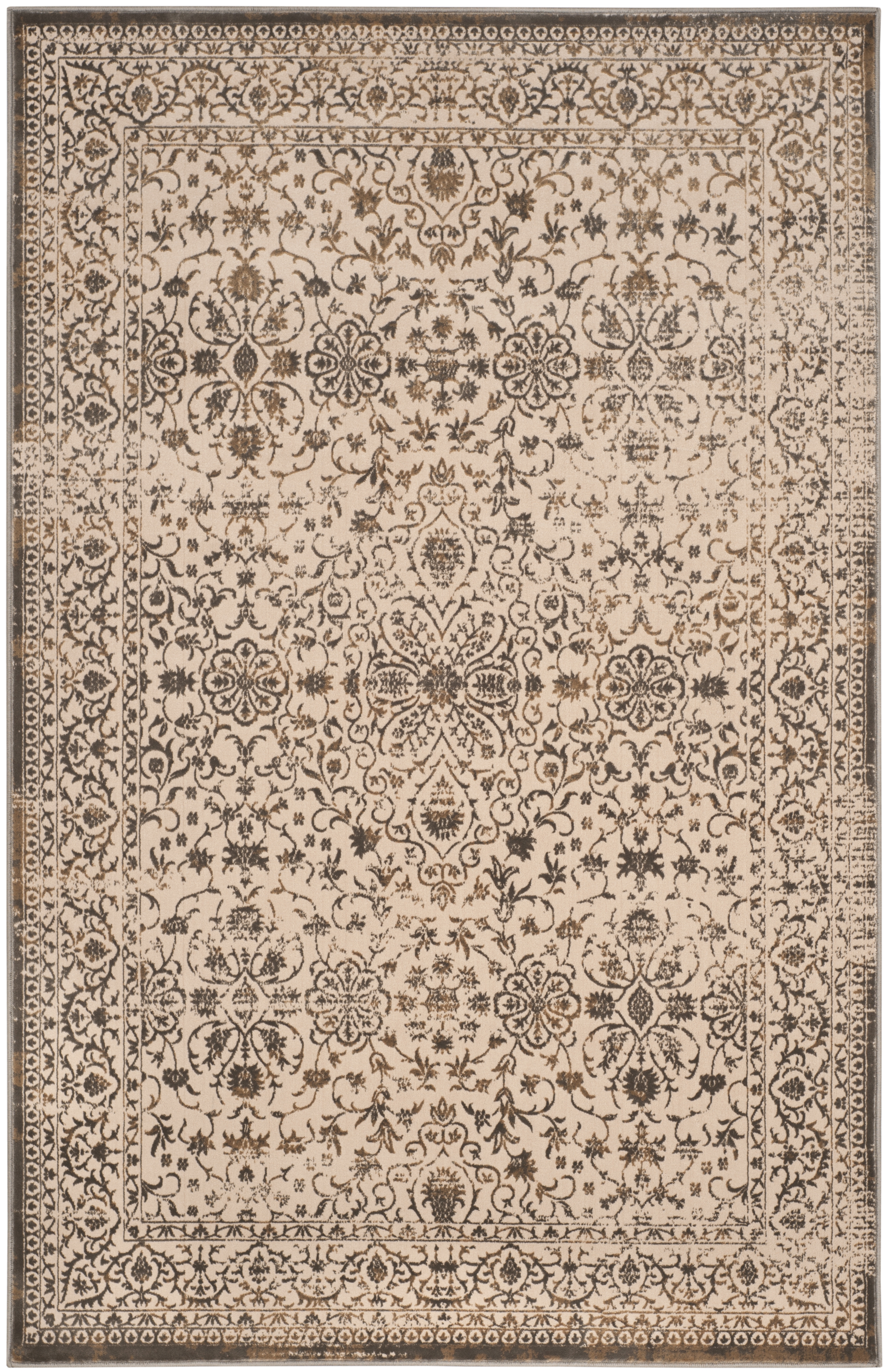 Arlo Home Woven Area Rug, BRL504D, Cream/Bronze,  4' X 6' - Image 0
