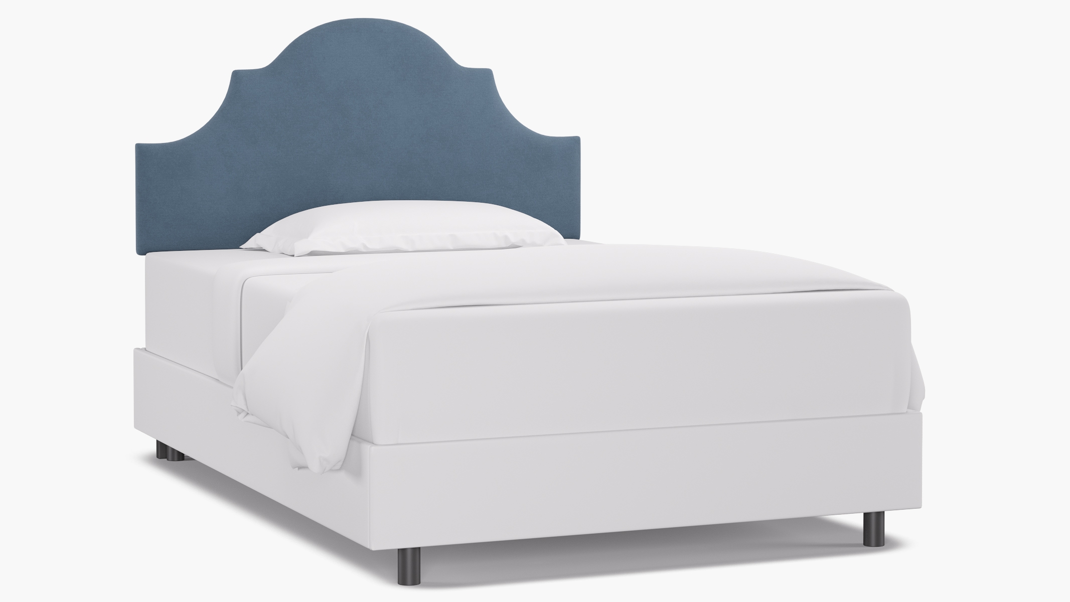 Regency Headboard, Ocean Classic Velvet, Full - Image 0