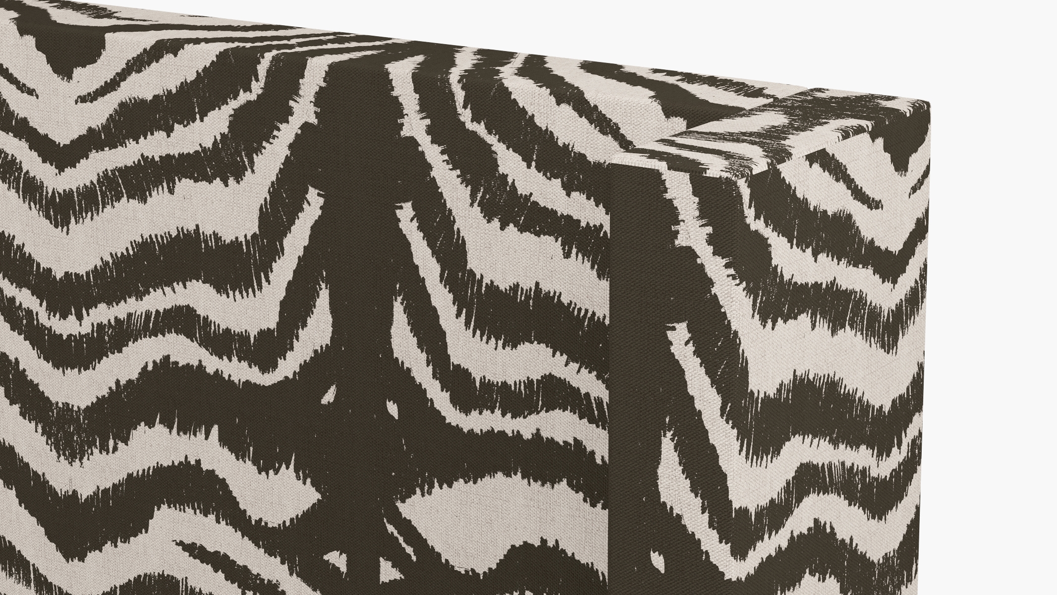 Modern Wingback Headboard, Zebra, Full - Image 2