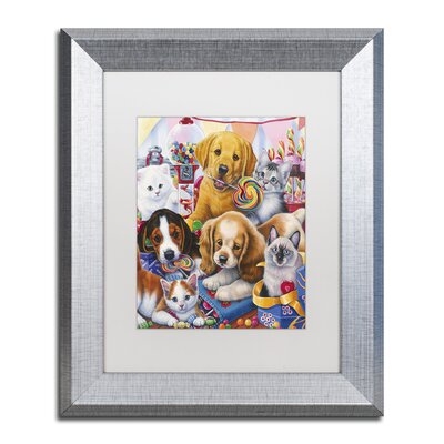 'Sweet Ones' Framed Graphic Art on Canvas - Image 0