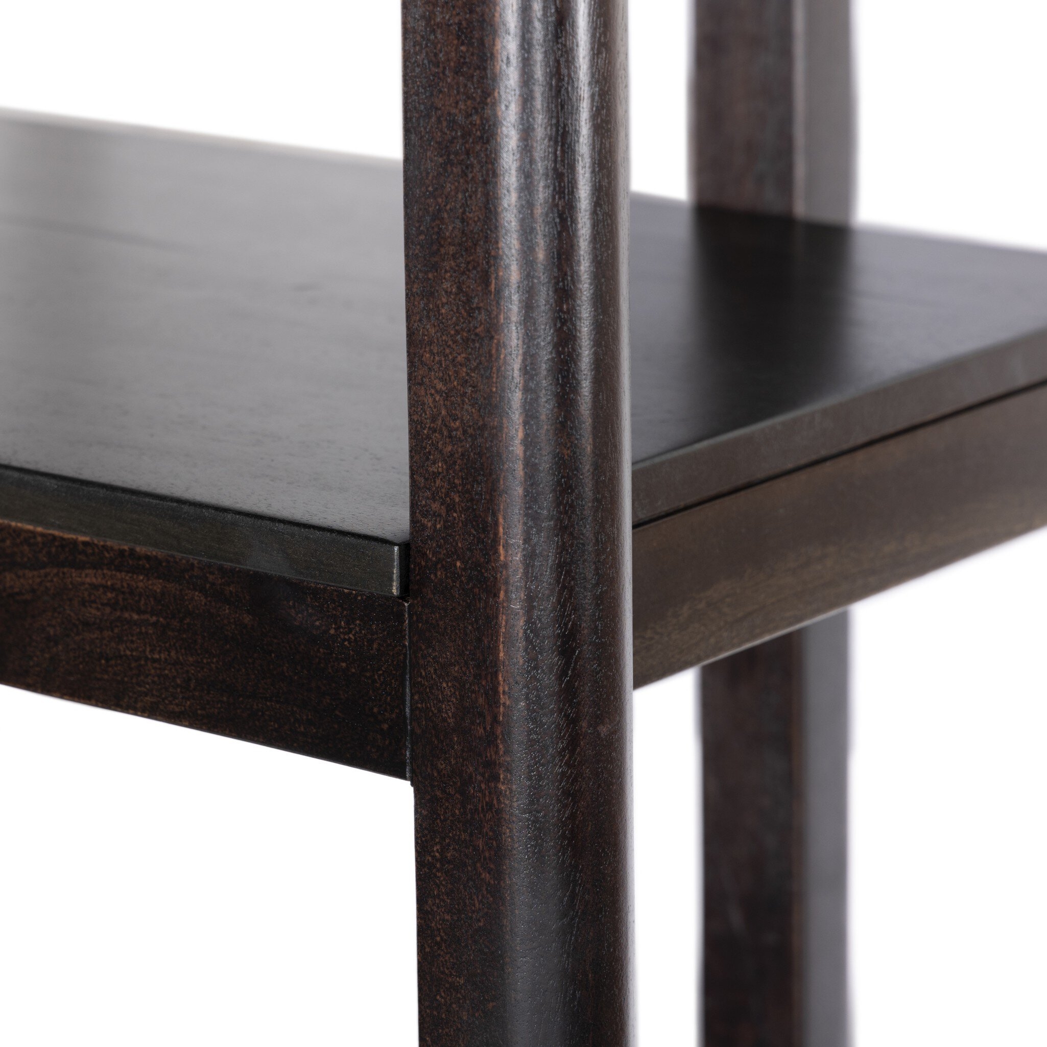 Reza Bookcase - Worn Black Acacia - Image 11