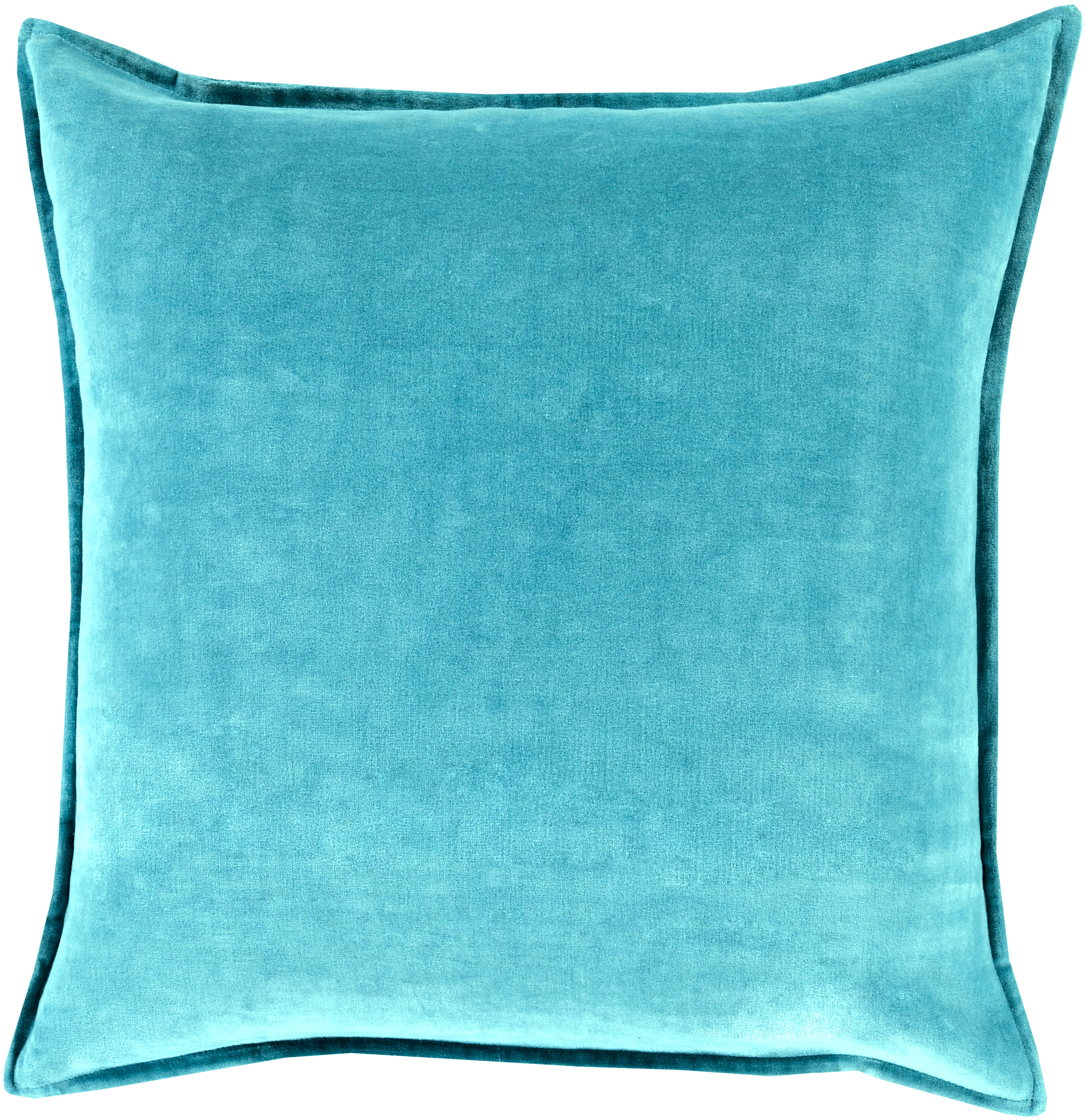 Cotton Velvet Throw Pillow, 22" x 22", pillow cover only - Image 0