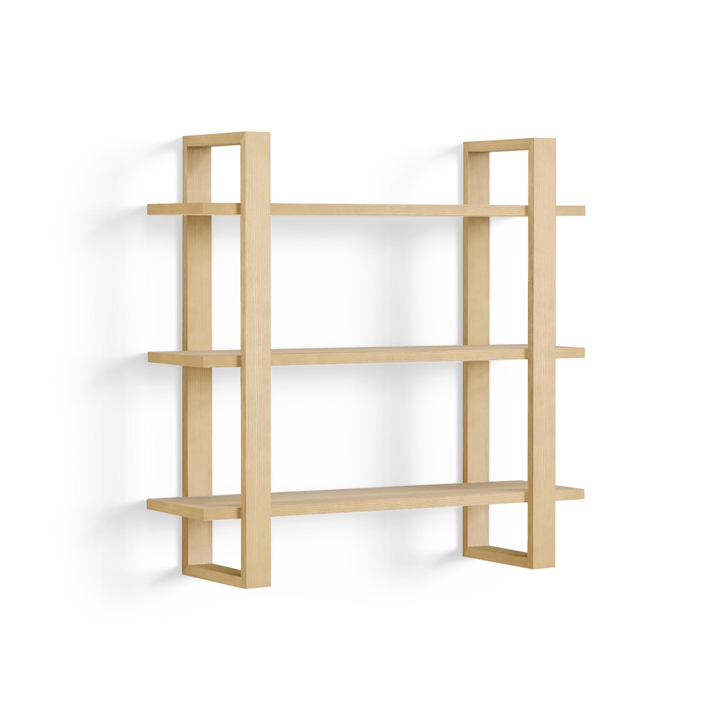 Index Wall Shelf in Oak, Leg Finish: OakLegs - Image 0