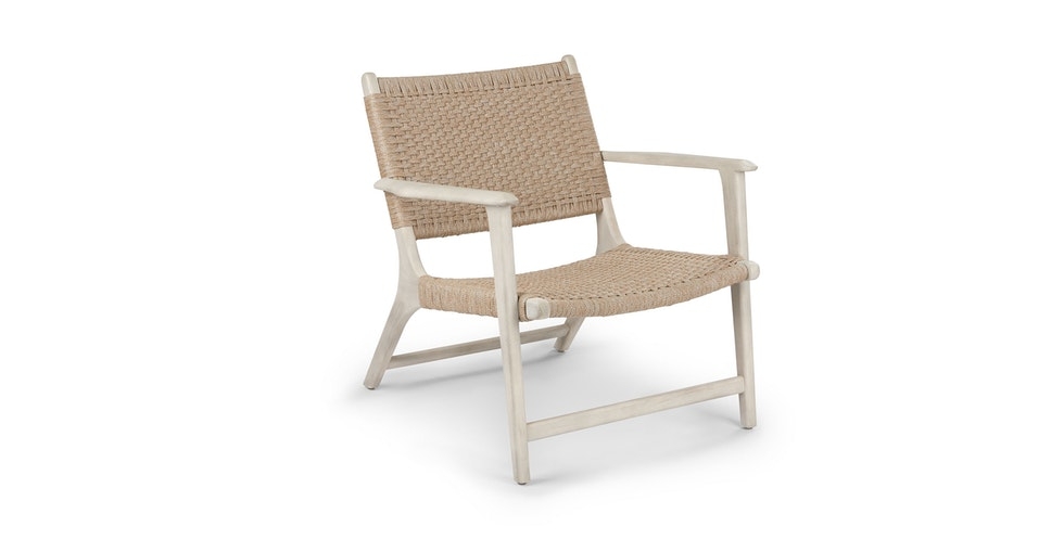 Reni Brushed Taupe Lounge Chair - Image 1