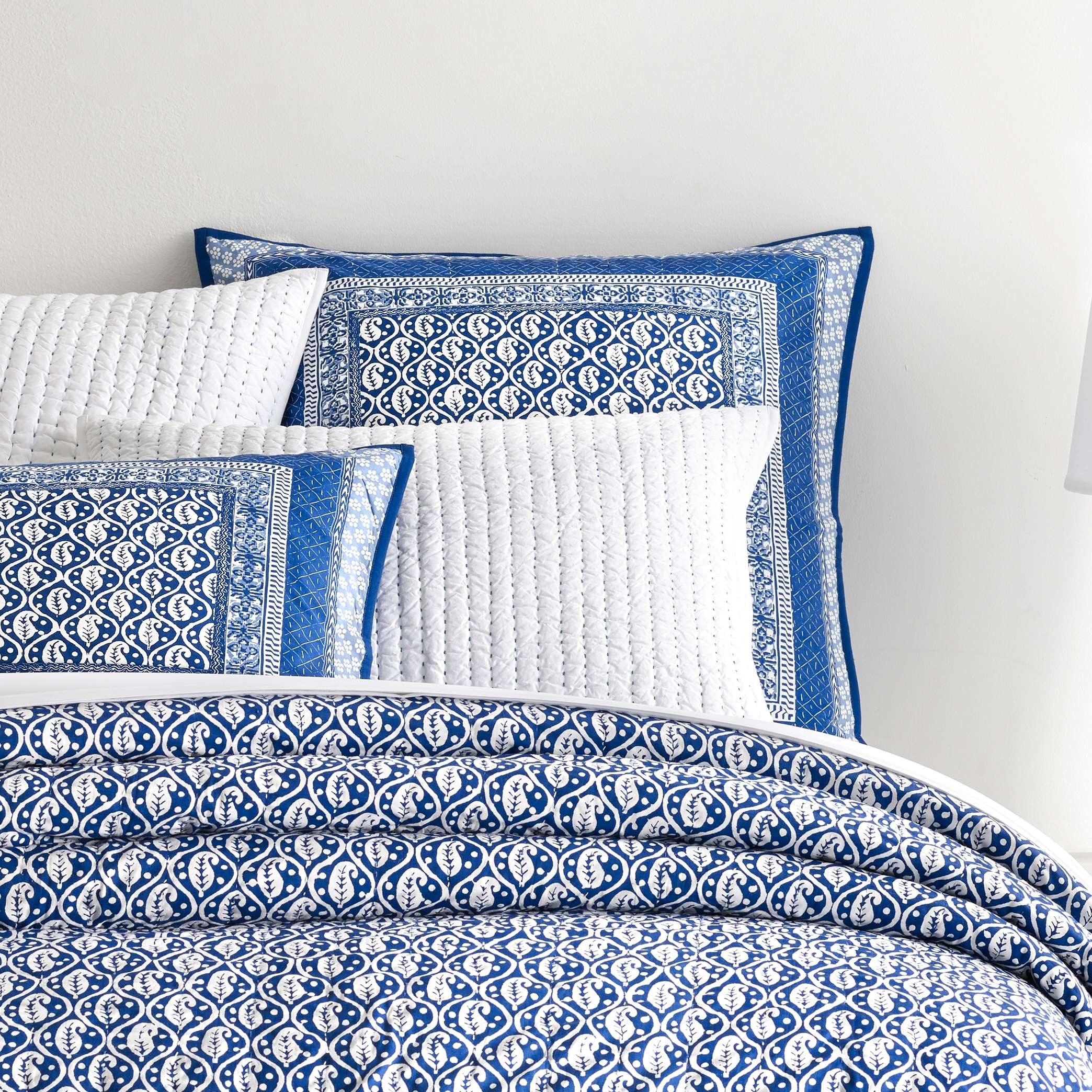 Batik Blue Sham - Image 0