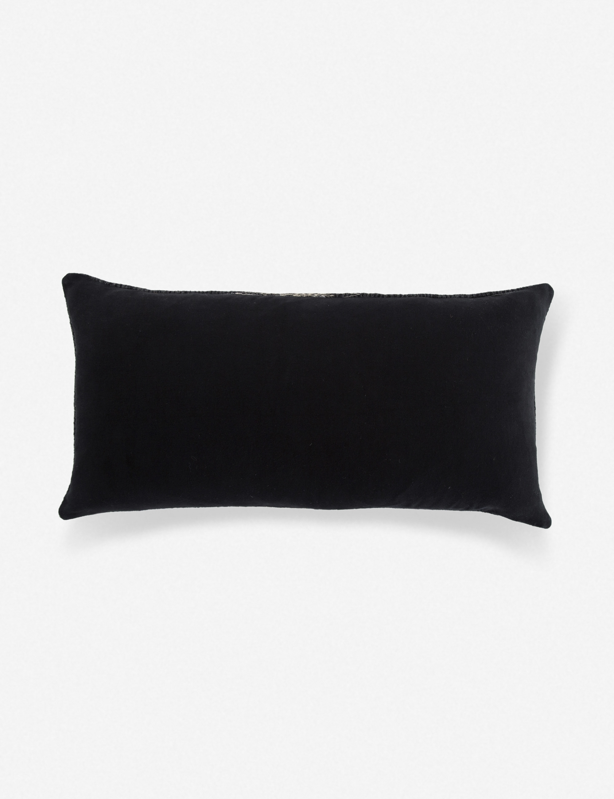 Ulsa Lumbar Pillow, Black and Gray - Image 1