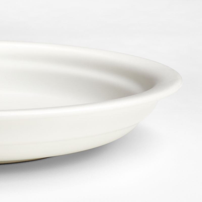 Jamesware White Stoneware Dinner Plate - Image 7