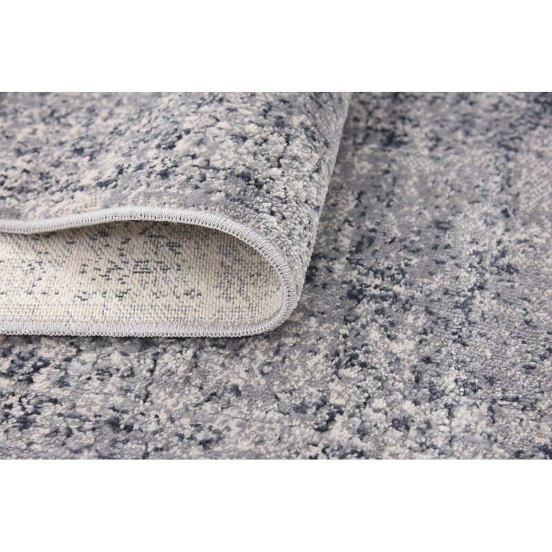 Lanett Oriental Area Rug, Dark Blue, 8' x 10' - Image 4