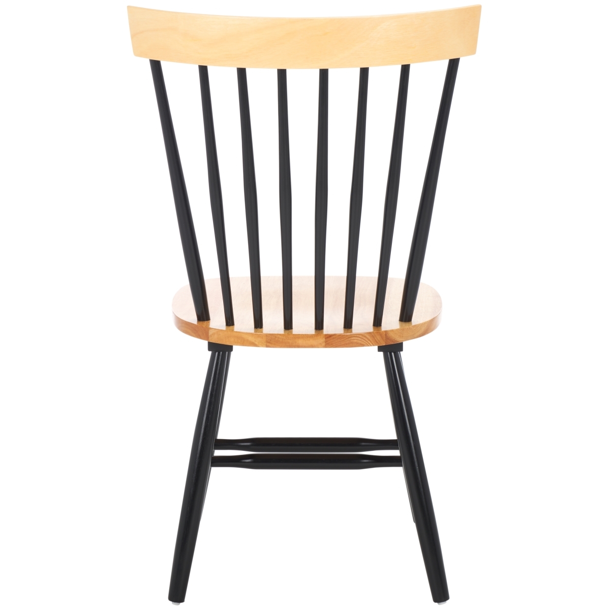 Parker Spindel Side Chair - Natural / Black - Safavieh - Image 7