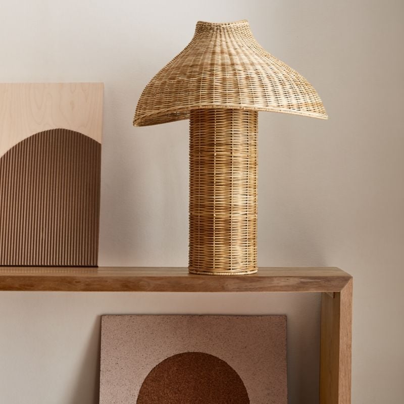 Seta Wicker Table Lamp - Image 1