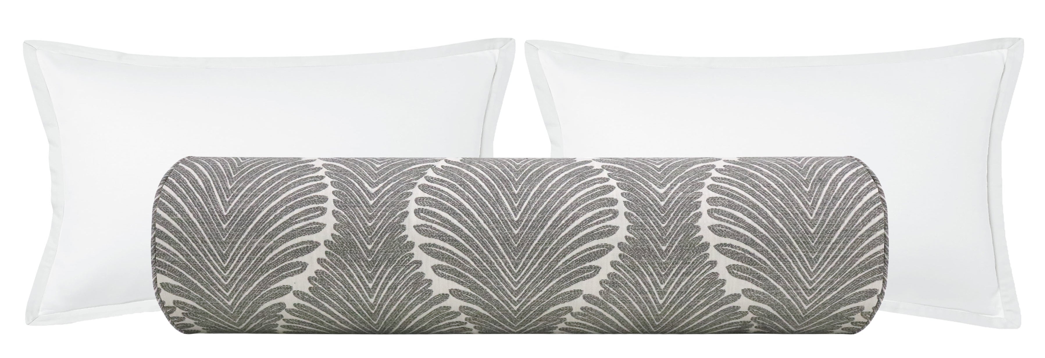 THE BOLSTER :: MUSGROVE CHENILLE // CHARCOAL - BY THE YARD - Image 0