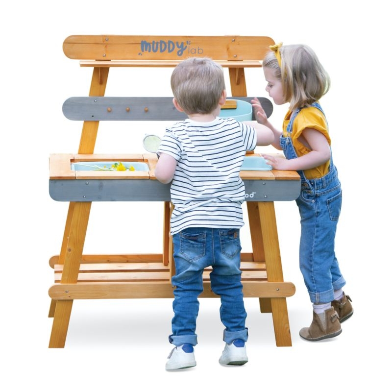 Janod Kids Muddy Lab Outdoor Play Kitchen - Image 7