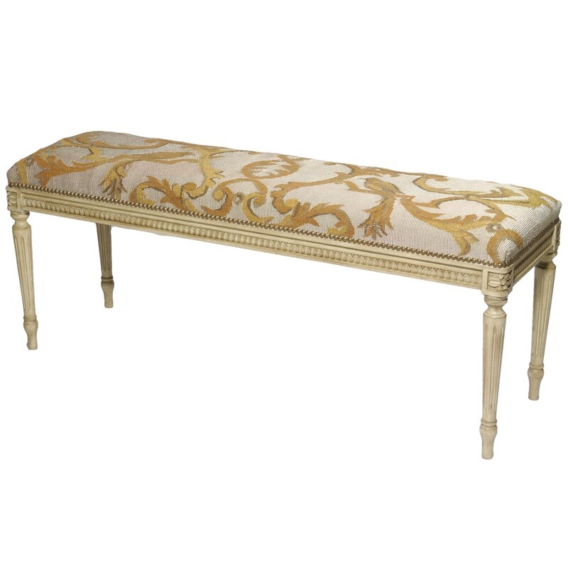 French Market Collection Karlie Upholstered Bench - Image 0