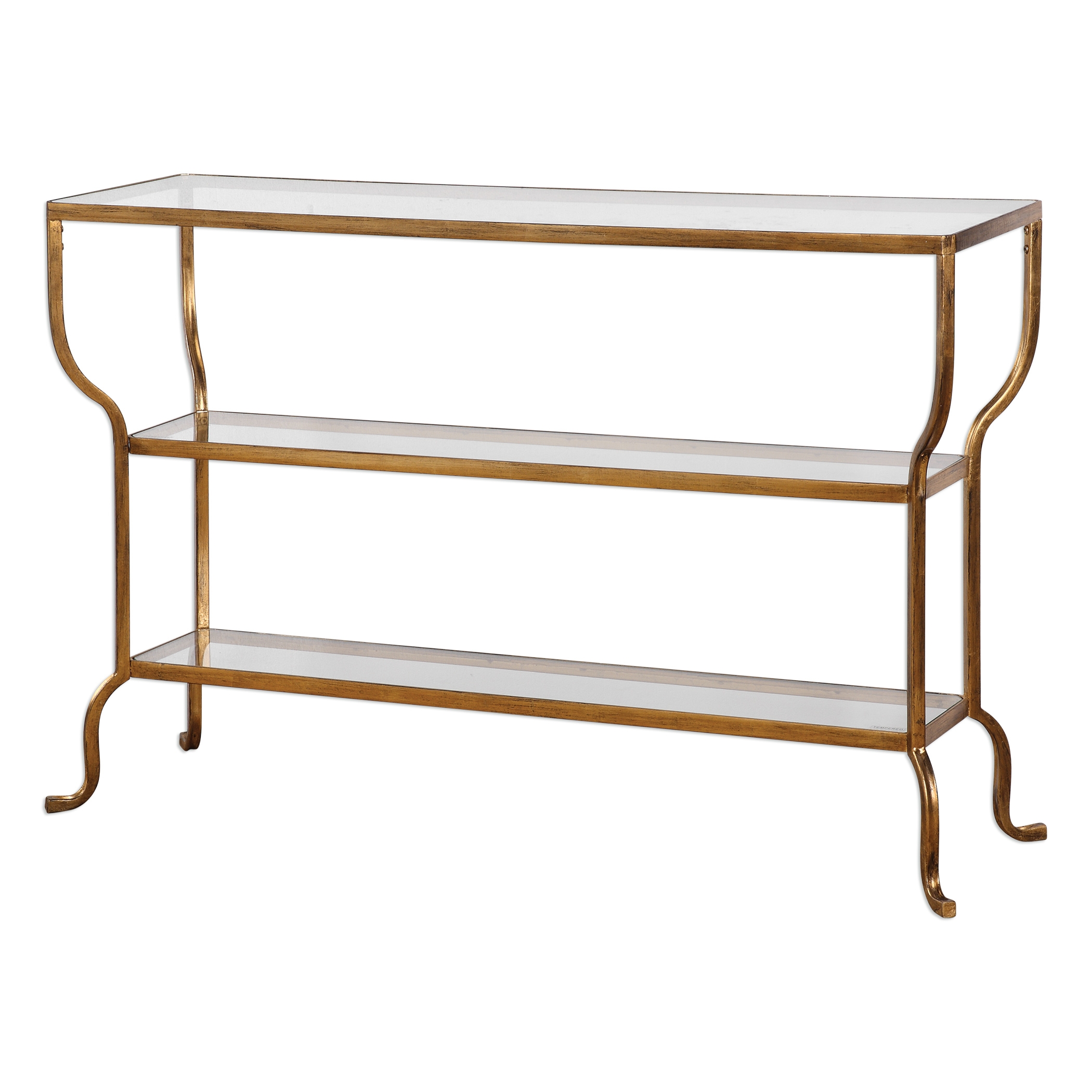Deline Gold Console Table - Image 5