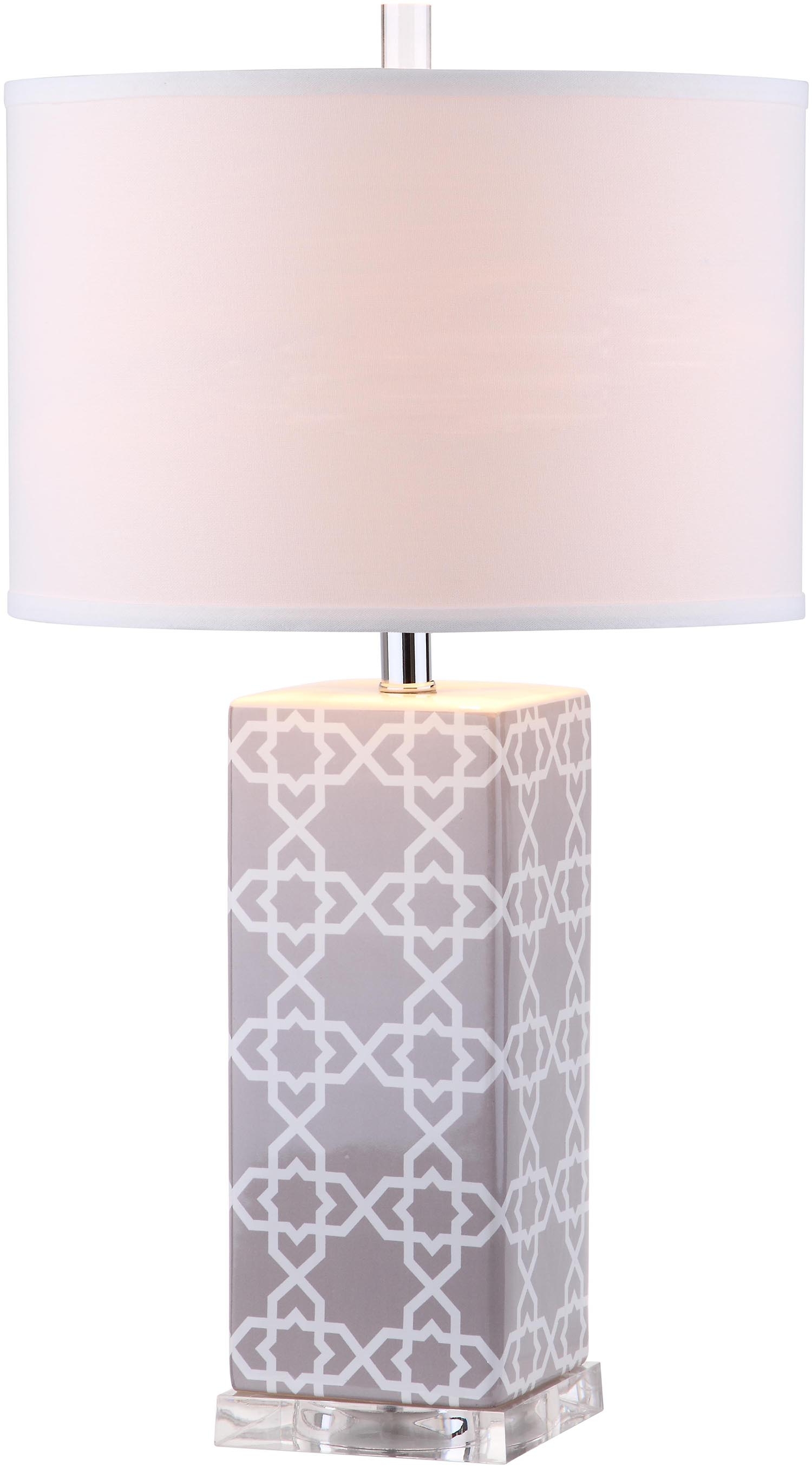 Quatrefoil 27-Inch H Table Lamp - Grey - Safavieh - Image 3