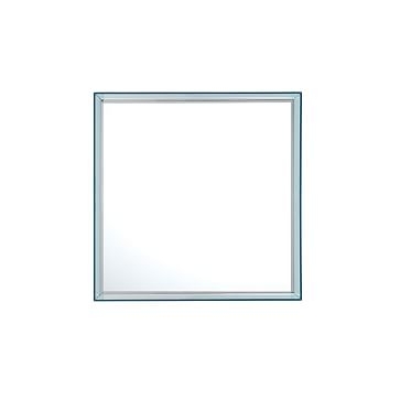 Kartell Only Me Square Mirror, Transparent, Glossy White - Image 1