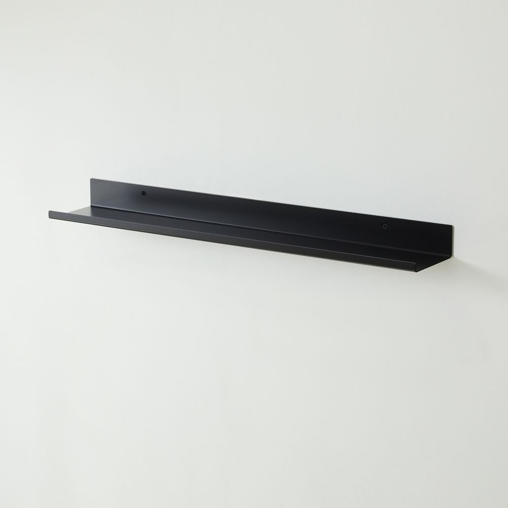 Floating Lines Shelf, Dark Bronze, 24"x4" - Image 0