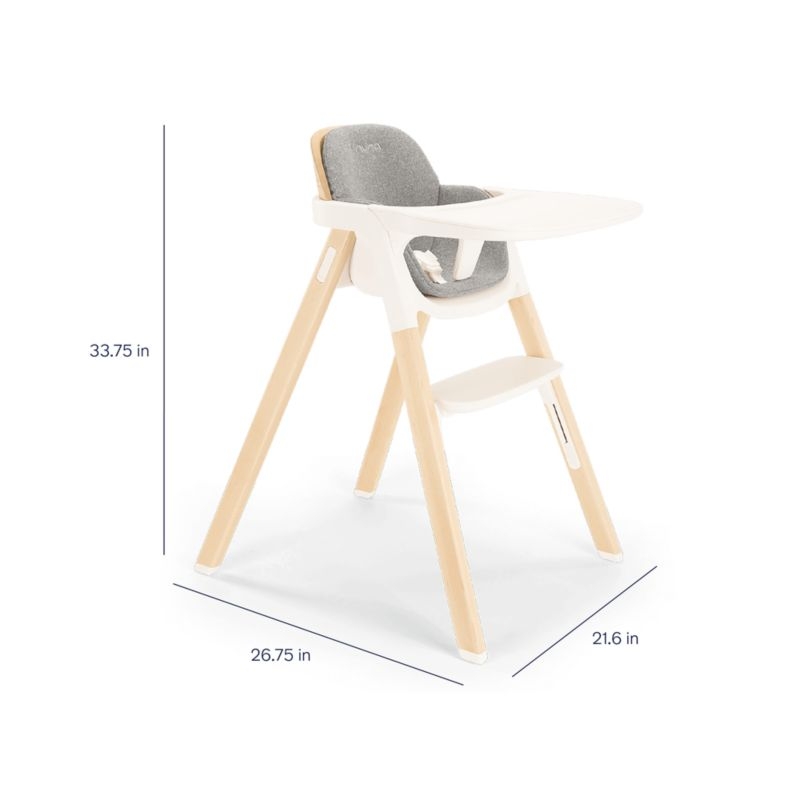 Nuna ® BRYN ™ Heritage Maple Wood Baby High Chair - Image 7