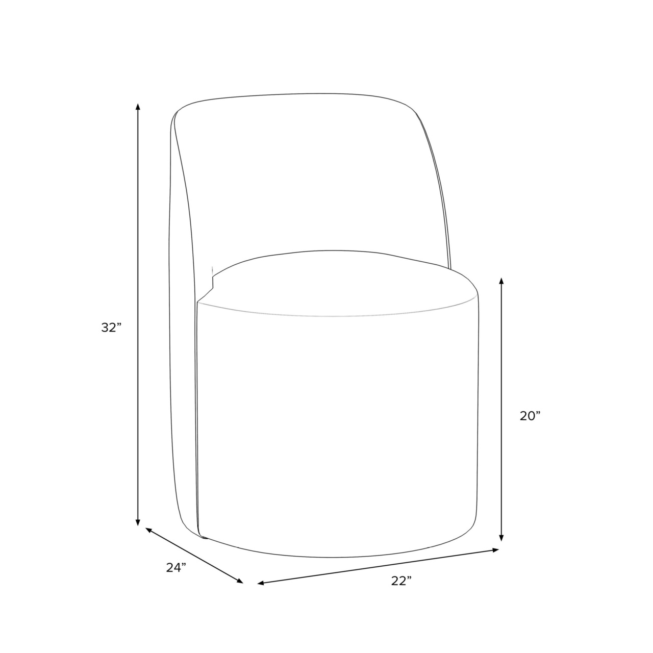 Freya Dining Chair - Image 6