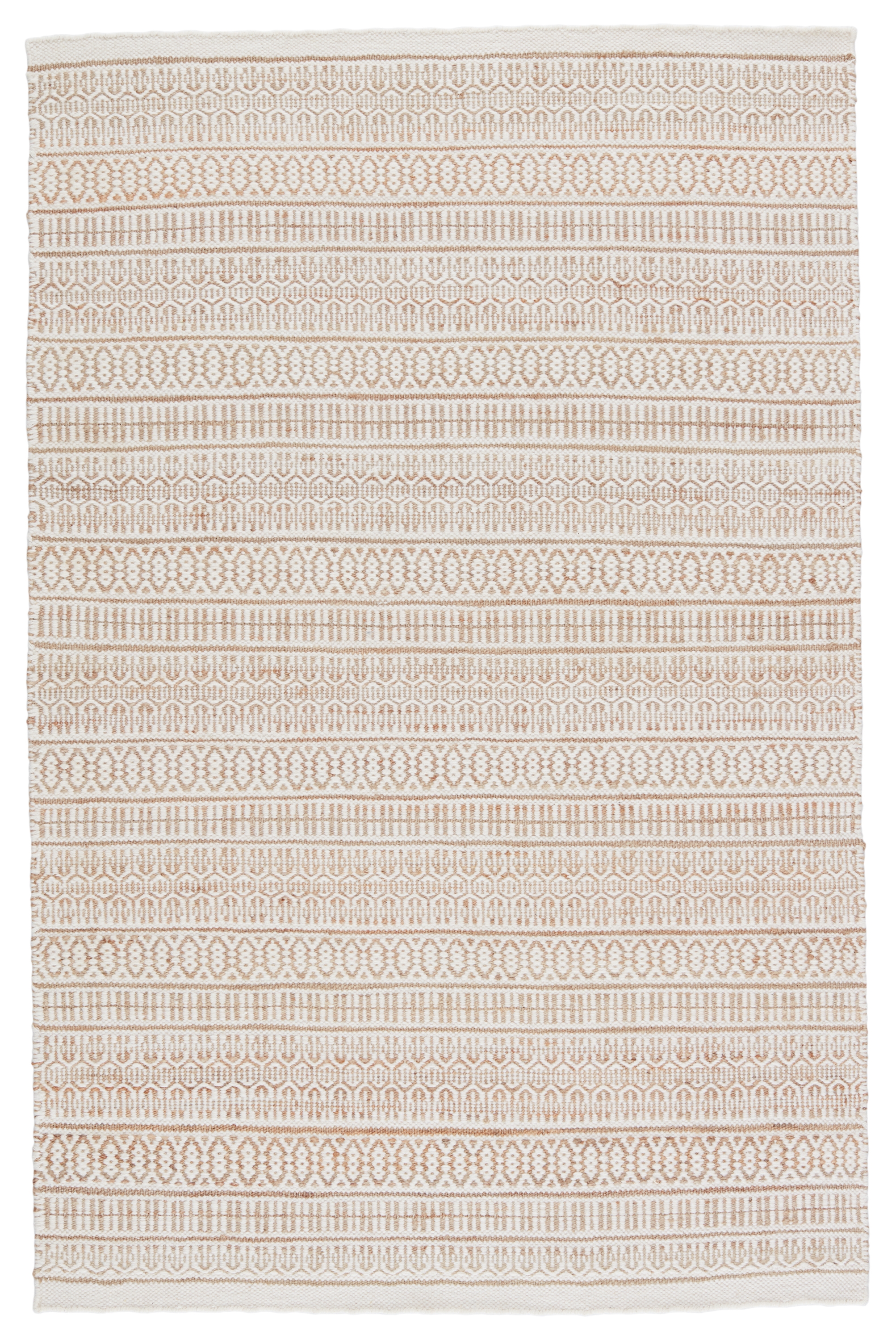 Galway Natural Trellis Beige/ Ivory Area Rug (8'X10') - Image 0