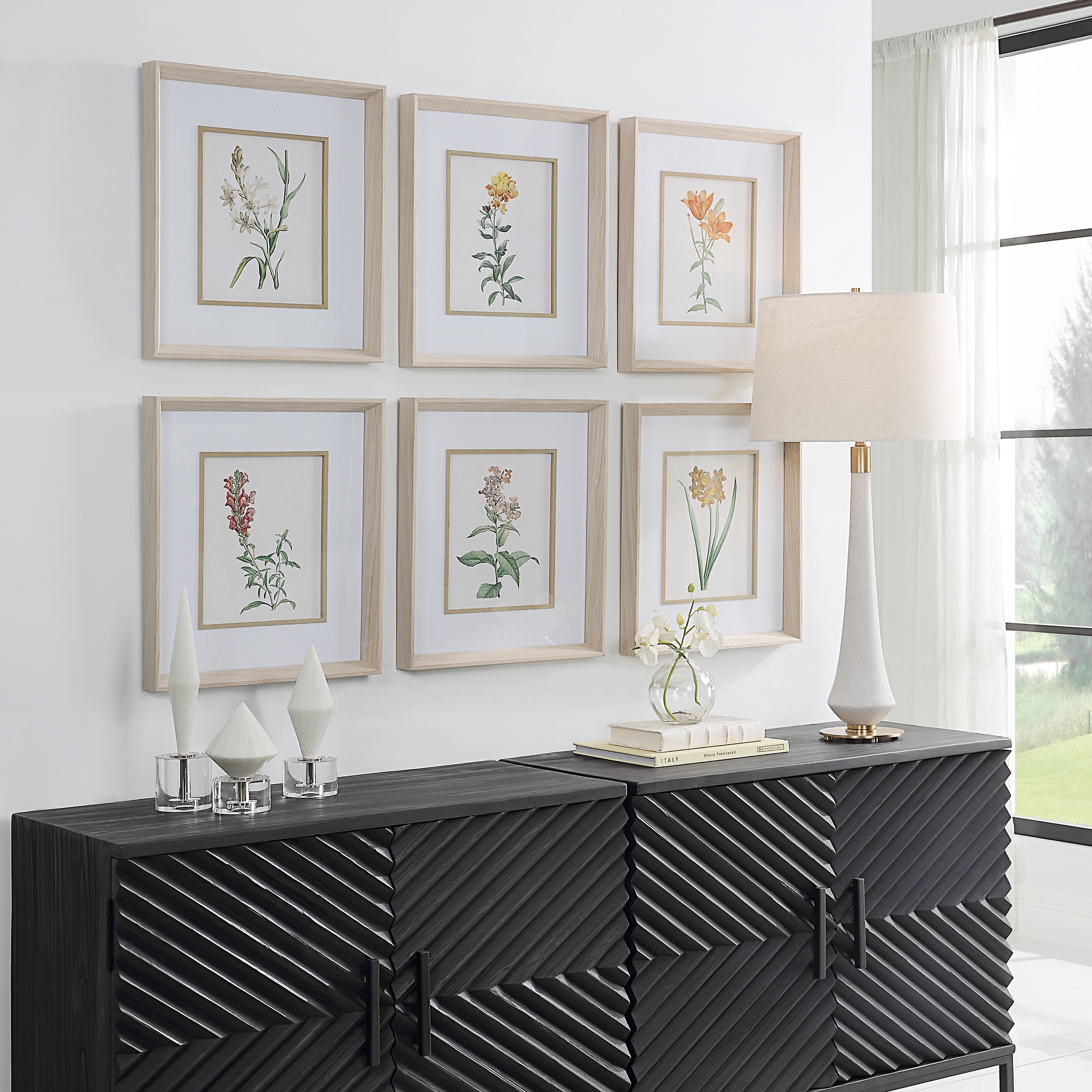 Classic Botanicals Framed Prints Set/6 - Image 2