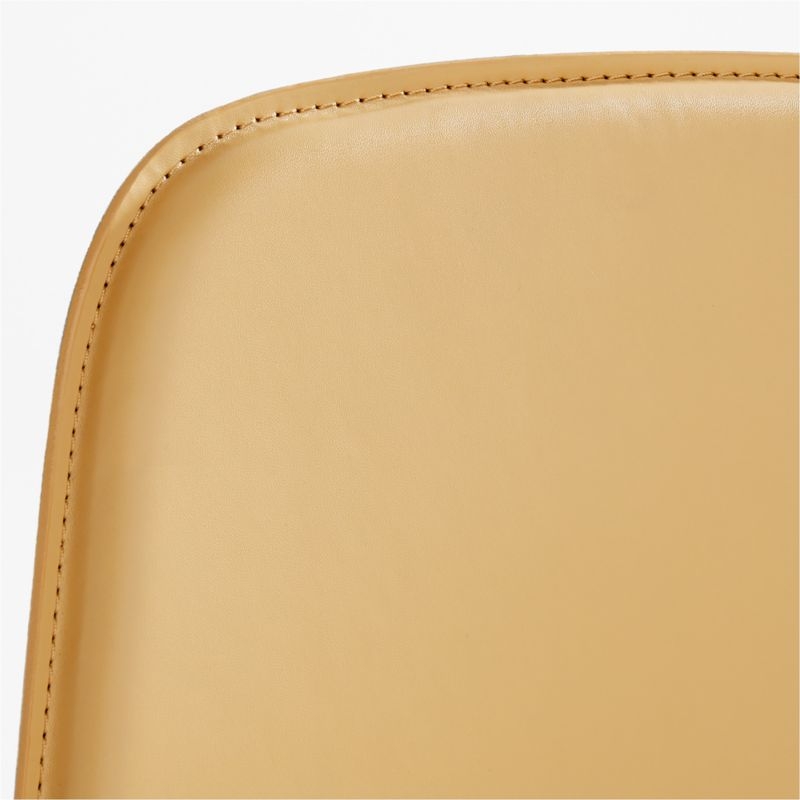 Class Act Flax Yellow and White Adjustable Kids Desk Chair - Image 4