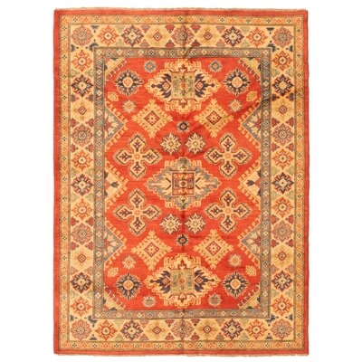 One-of-a-Kind Francia Hand-Knotted New Age 4'11" x 6'9" Wool Area Rug in Dark Copper - Image 0