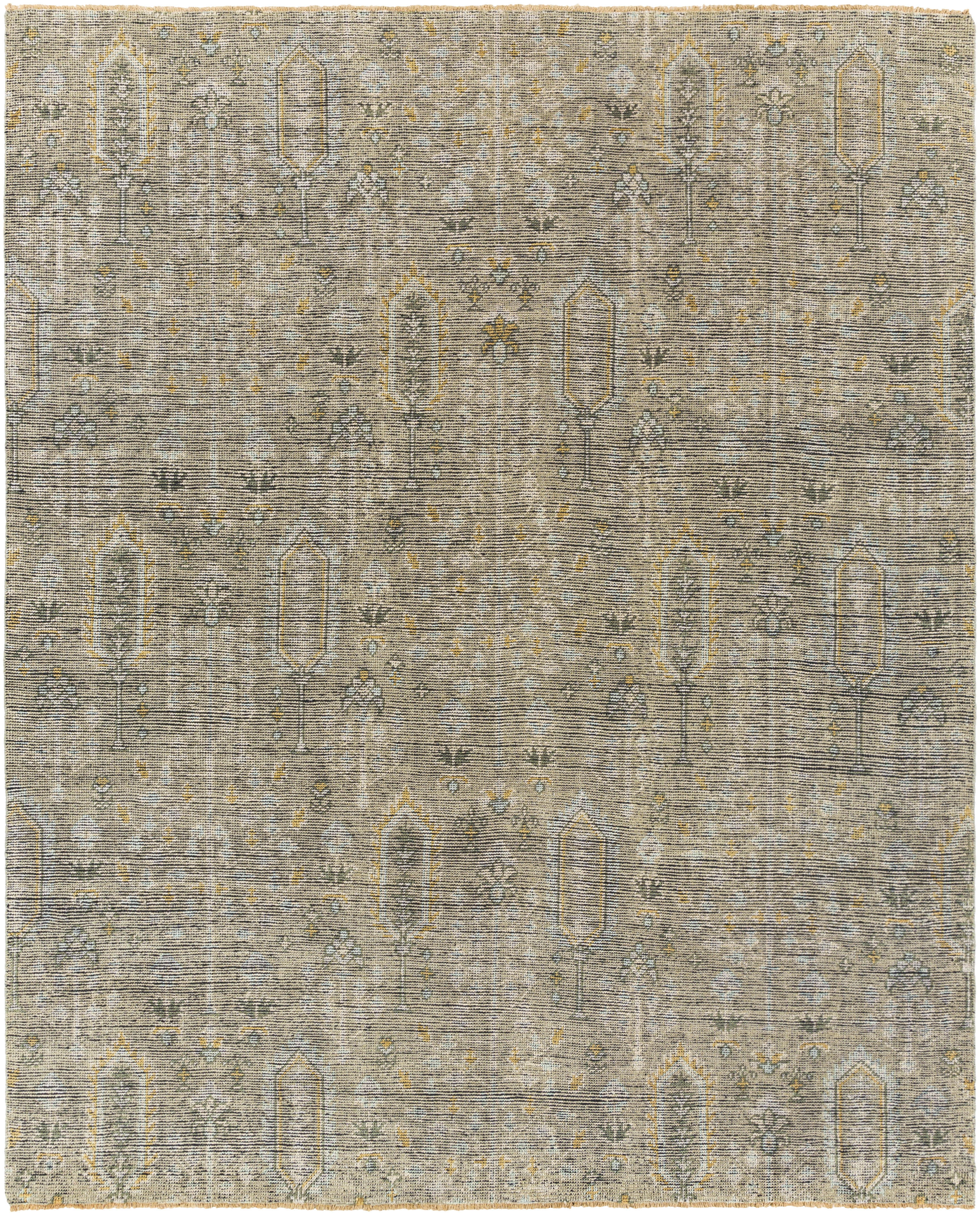 Reign Beige Indoor 12' x 15' Handmade Rug - Image 0
