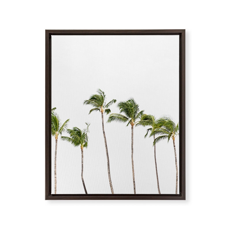 Minimal Palms by Bree Madden - Art Canvas 16" x 20" - Image 2