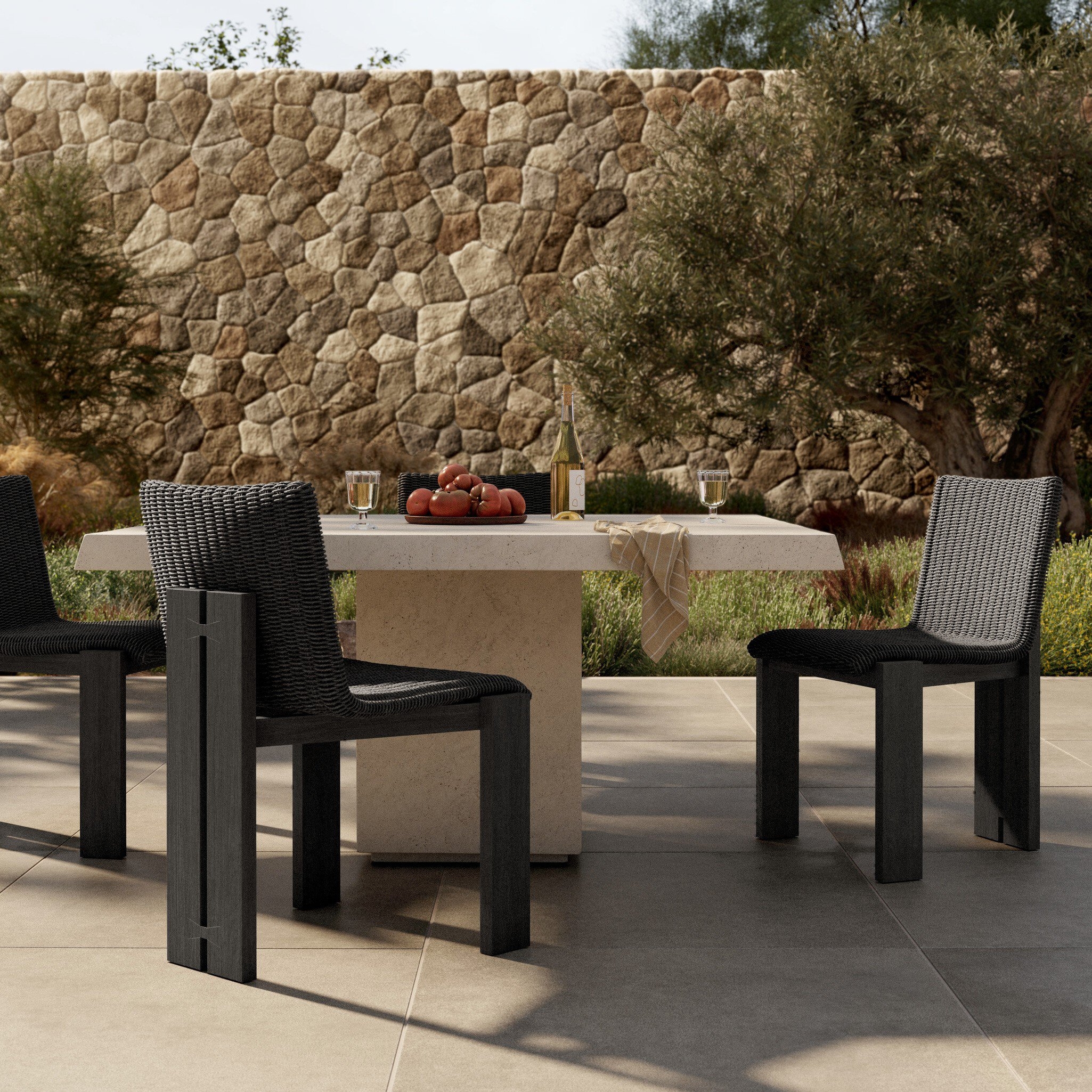Roxy Outdoor Dining Chair - Thumbnail 4