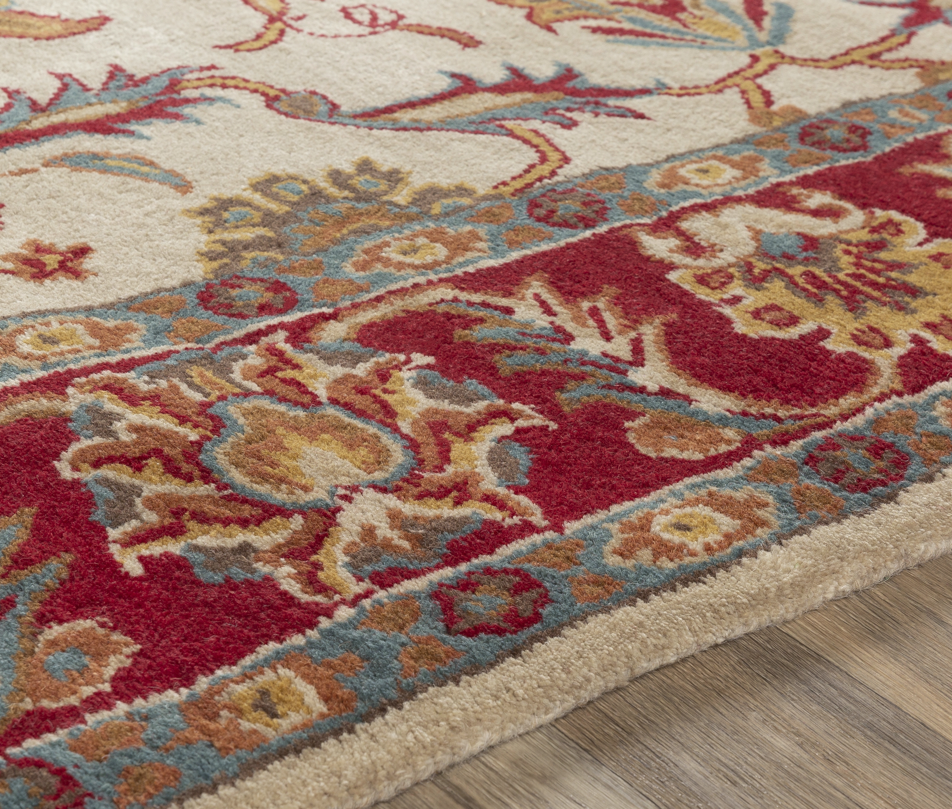 Caesar Red Indoor 2' x 3' Handmade Rug - Image 2