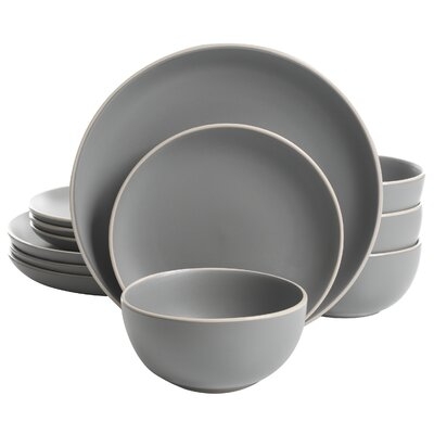 Shila Gibson Home Rockaway 12-piece Dinnerware Set, Service for 4 - Image 0