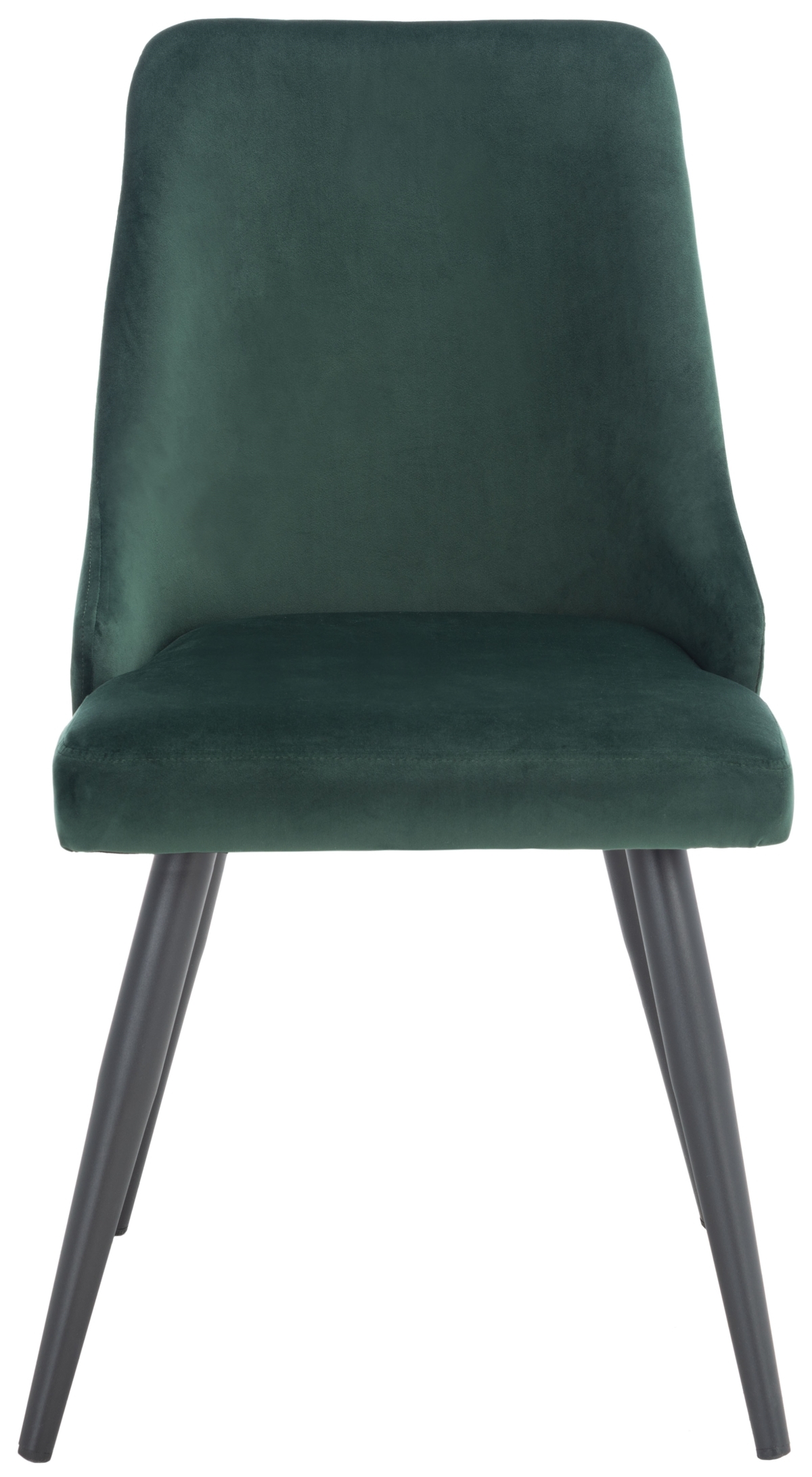 Zoi Upholstered Dining Chair - Malachite Green / Black - Safavieh - Image 0